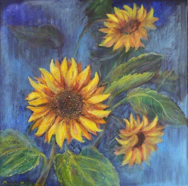 2013 Sunflowers  Acrylic
